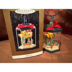Hallmark Keepsake Magic Holiday Swim Fish Ornament